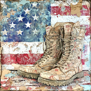Patriotic Sign, USA Sign, DCO-13629, Sign For Wreath, 10x10